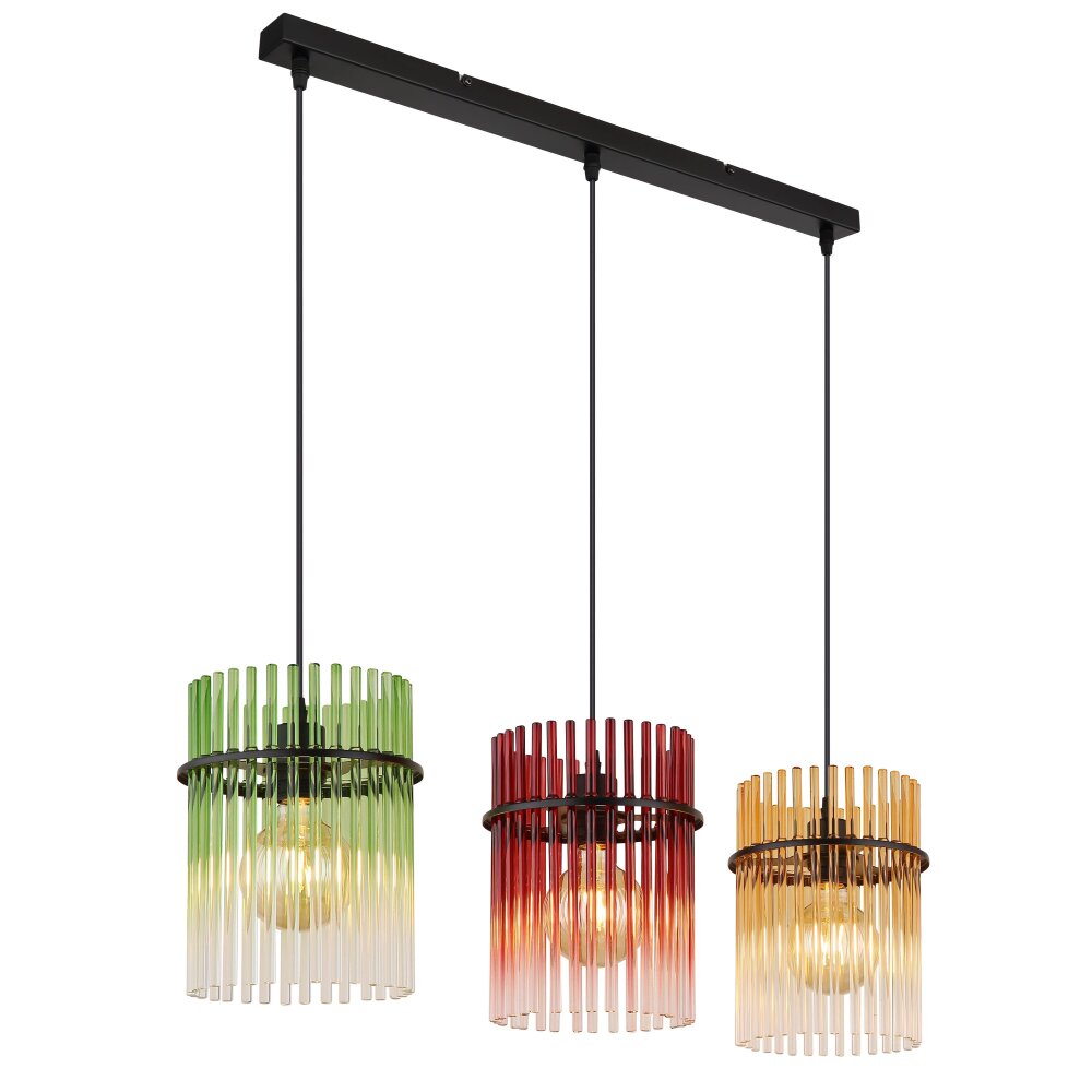 Oświetlenie Globo Gorley Lampa wisząca Czarny, 3-punktowe main product photo