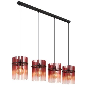 Oświetlenie Globo Gorley Lampa wisząca Czarny, 4-punktowe