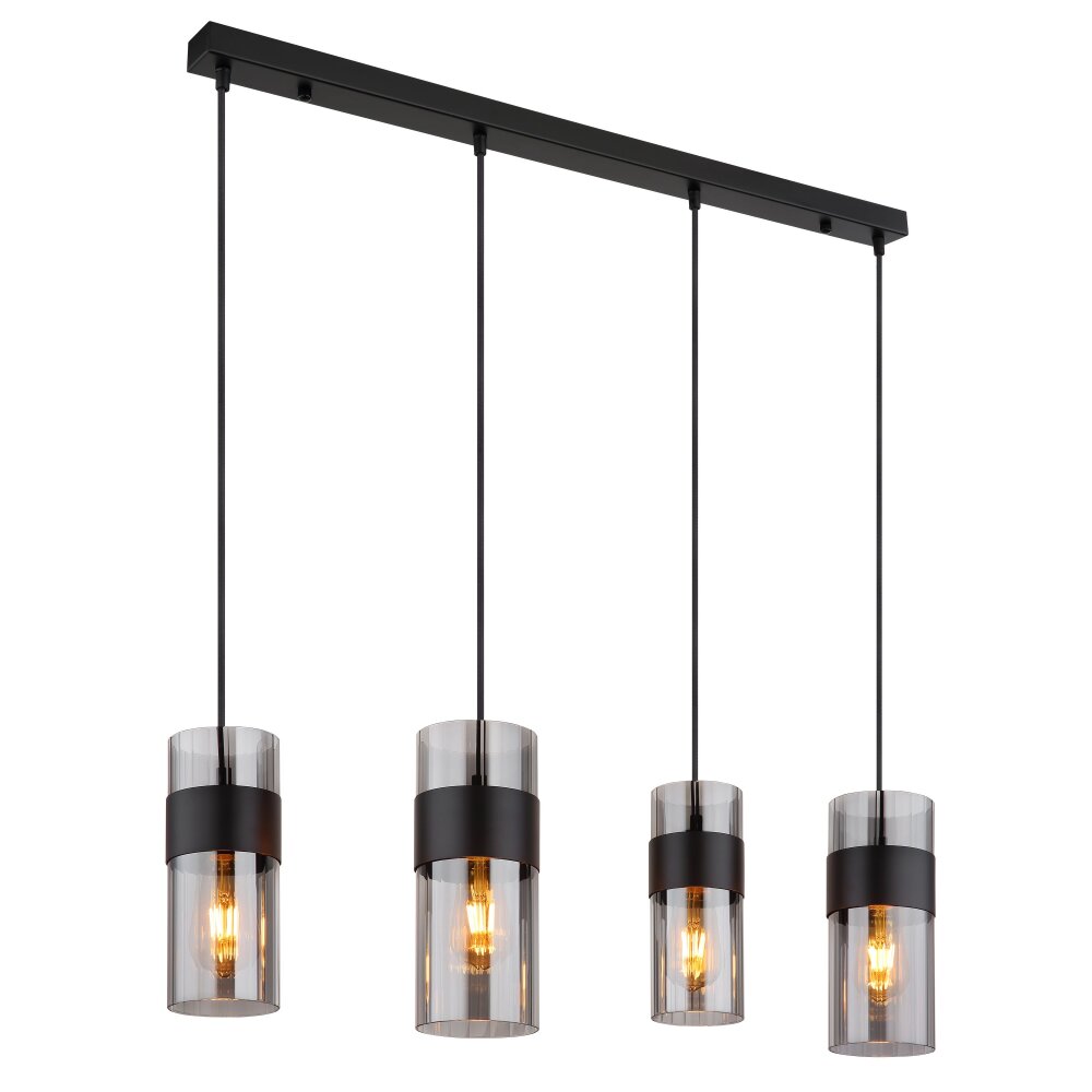 Oświetlenie Globo Scarfina Lampa wisząca Czarny, 4-punktowe main product photo
