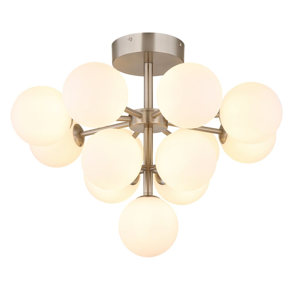 Oświetlenie Globo Grappy Lampa sufitowa Nikiel matowy, 13-punktowe main product photo