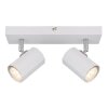 Oświetlenie Globo James lampa sufitowa, spot sufitowy, kinkiet, spot ścienny biały, 2-punktowe