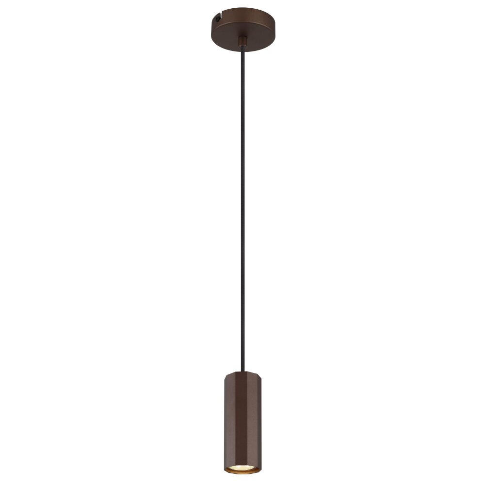 Oświetlenie Globo James Lampa wisząca Brązowy, 1-punktowy main product photo