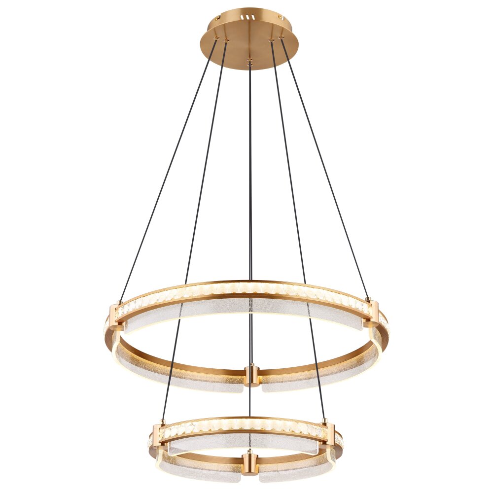 Oświetlenie Globo Blondie Lampa wisząca LED Złoty, 1-punktowy, Zdalne sterowanie main product photo