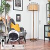 Ramila lampa stojąca kolory naturalne, czarny, 1-punktowy