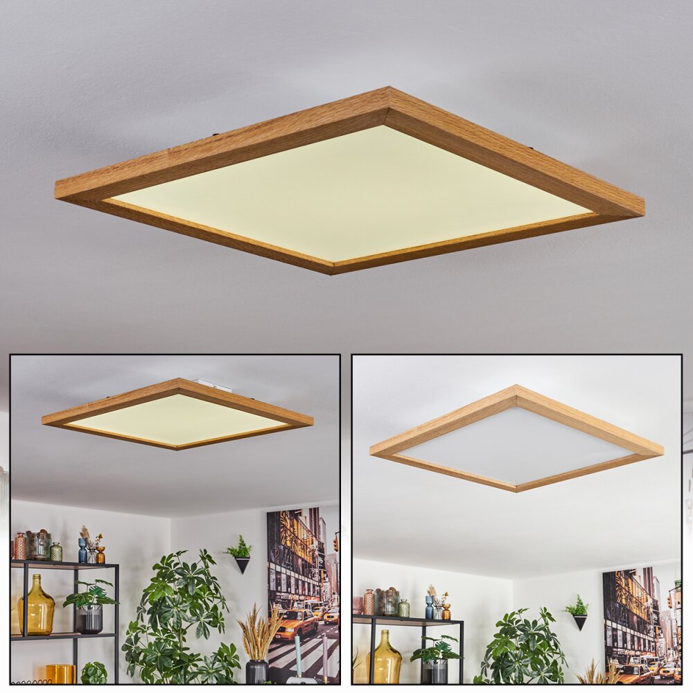 Tavlov Lampa sufitowa, Panel LED Wygląd drewna, 1-punktowy main product photo