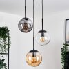 Gastor lampa wisząca, kula świetlna bursztynowy, przezroczysty, przydymiony, 3-punktowe
