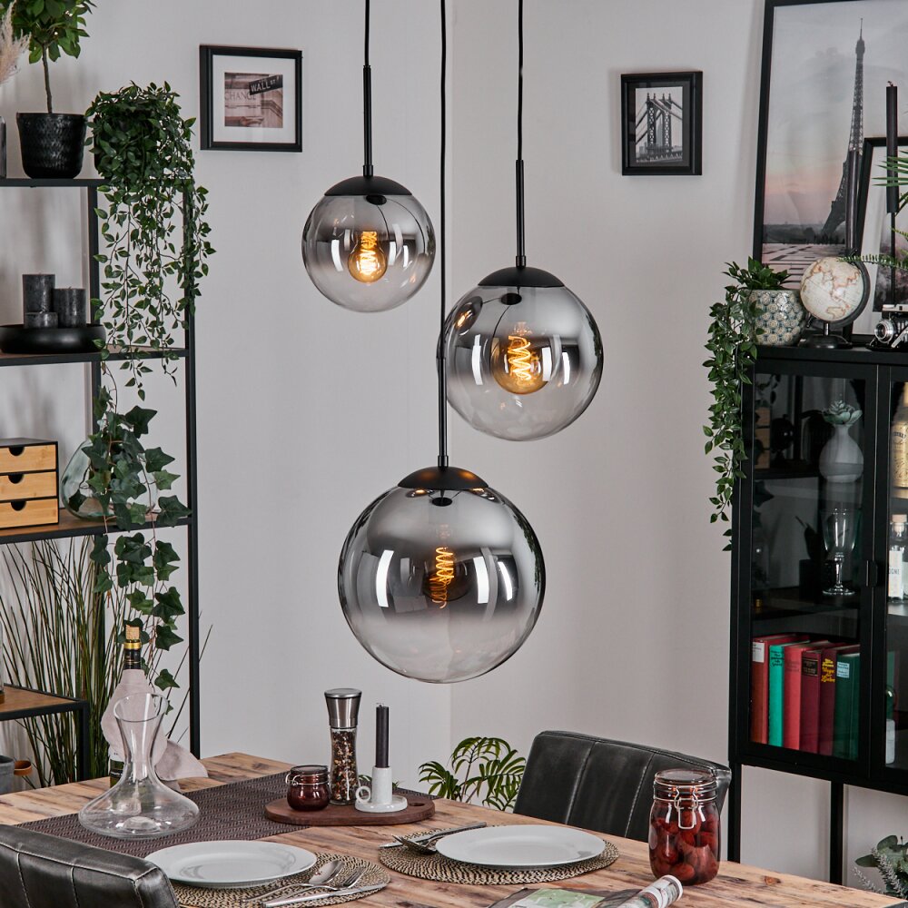 Gastor Lampa wisząca, Kula świetlna Przezroczysty, Przydymiony, 3-punktowe main product photo