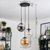 Gastor lampa wisząca, kula świetlna bursztynowy, przezroczysty, przydymiony, 3-punktowe