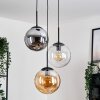 Gastor lampa wisząca, kula świetlna bursztynowy, przezroczysty, przydymiony, 3-punktowe