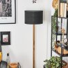 Bassagoda lampa stojąca kolory naturalne, czarny, 1-punktowy
