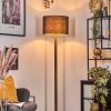 Bassagoda lampa stojąca kolory naturalne, czarny, 1-punktowy
