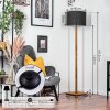Bassagoda lampa stojąca kolory naturalne, czarny, 1-punktowy