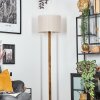 Bassagoda lampa stojąca kolory naturalne, czarny, 1-punktowy