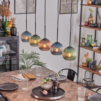 Koyoto Kula świetlna, Lampa wisząca Czarny, 5-punktowe
