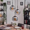 Gastor Lampa wisząca, Kula świetlna Chrom, Przezroczysty, Przydymiony, 3-punktowe