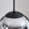 Gastor Lampa wisząca, Kula świetlna Chrom, Przezroczysty, Przydymiony, 3-punktowe