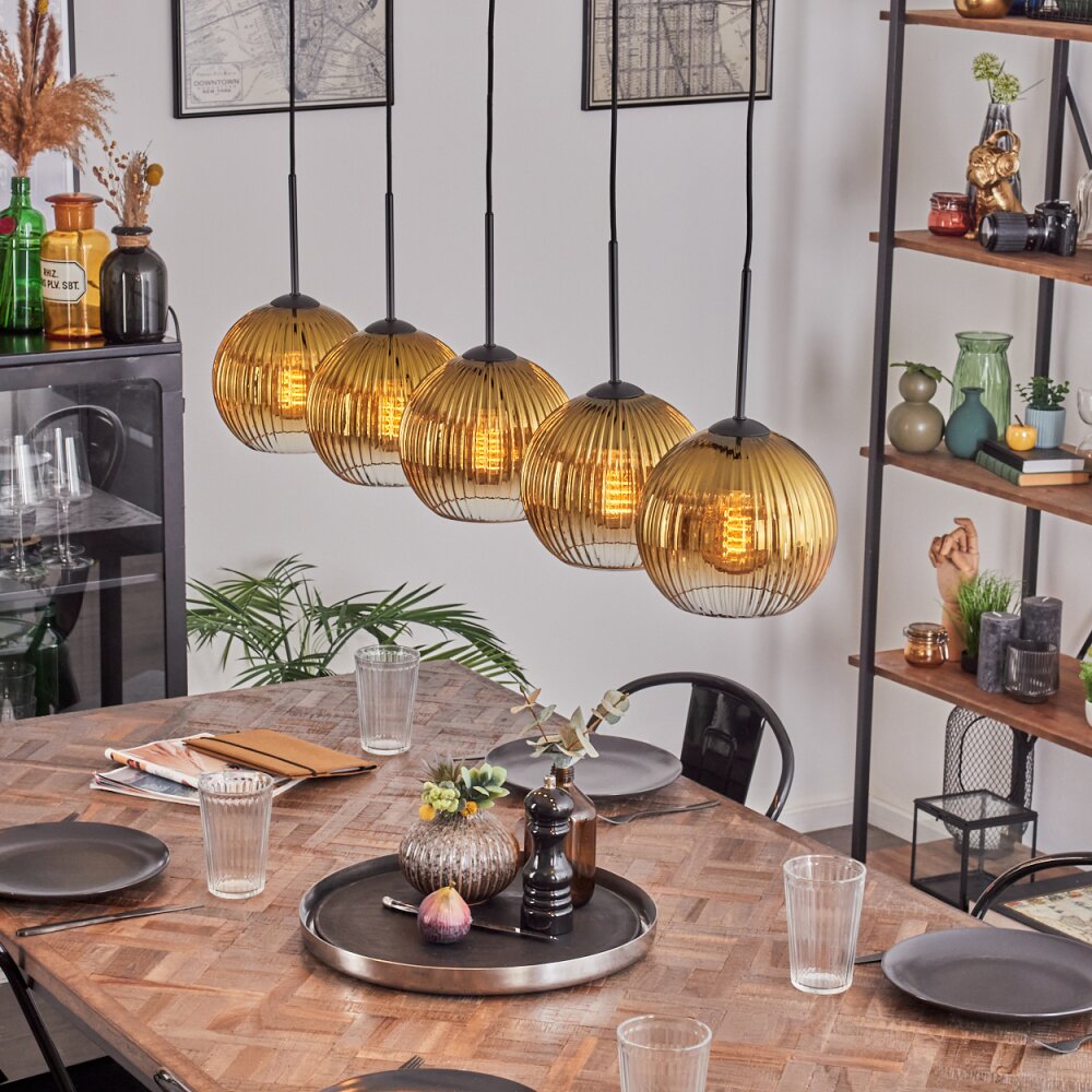 Koyoto Kula świetlna, Lampa wisząca Czarny, 5-punktowe main product photo