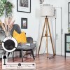 Bassagoda lampa stojąca kolory naturalne, 1-punktowy