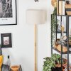 Bassagoda lampa stojąca kolory naturalne, czarny, 1-punktowy