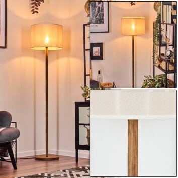 Bassagoda lampa stojąca kolory naturalne, 1-punktowy