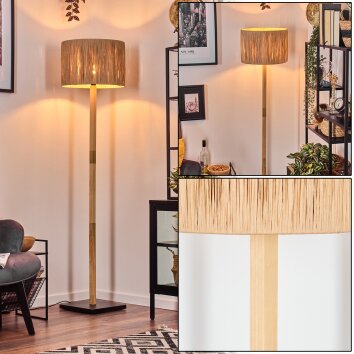 Granja lampa stojąca kolory naturalne, czarny, 1-punktowy