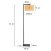 Oświetlenie Steinhauer Stang Lampa stojąca Czarny, 1-punktowy Oświetlenie Steinhauer Stang Lampa stojąca Czarny, 1-punktowy