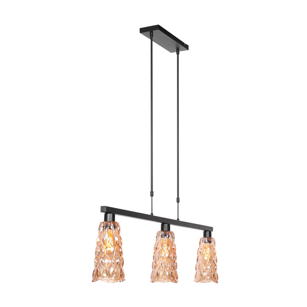 Oświetlenie Steinhauer Vidrio Lampa wisząca Czarny, 3-punktowe main product photo