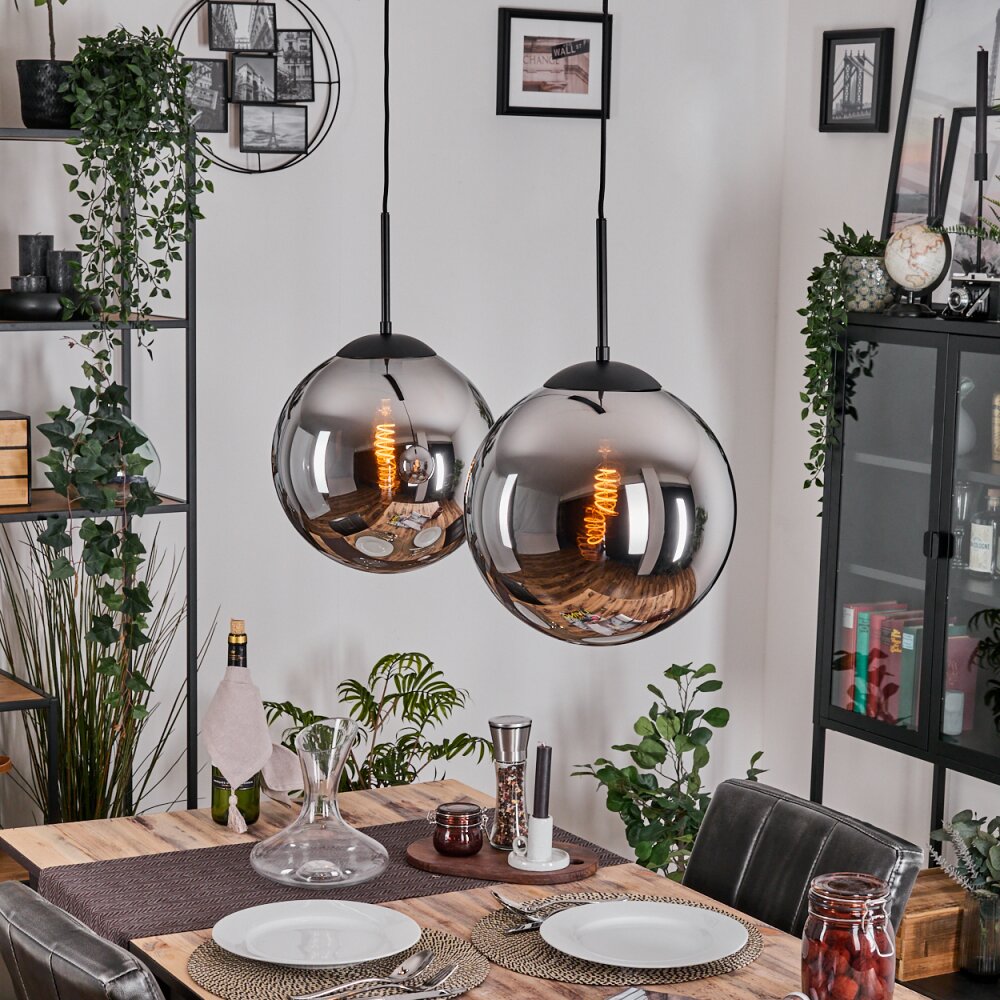 Gastor Lampa wisząca, Kula świetlna, Lampa wisząca Czarny, 2-punktowe main product photo
