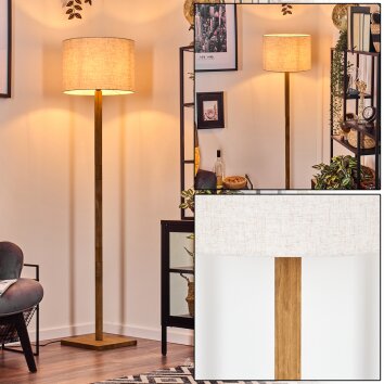 Bassagoda lampa stojąca kolory naturalne, 1-punktowy