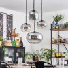 Apedo Lampa wisząca, Kula świetlna, Lampa wisząca Przezroczysty, Przydymiony, 4-punktowe