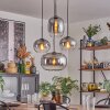 Apedo Lampa wisząca, Kula świetlna, Lampa wisząca Przezroczysty, Przydymiony, 4-punktowe