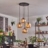 Ripoll lampa wisząca, kula świetlna, lampa wisząca bursztynowy, 4-punktowe