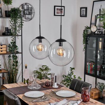 Gastor Lampa wisząca, Kula świetlna, Lampa wisząca Przezroczysty, 2-punktowe
