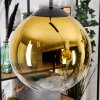 Gastor Lampa wisząca, Kula świetlna, Lampa wisząca Złoty, Przezroczysty, 2-punktowe