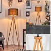 Bassagoda lampa stojąca kolory naturalne, czarny, 1-punktowy