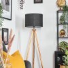Bassagoda lampa stojąca kolory naturalne, czarny, 1-punktowy
