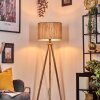 Bongal lampa stojąca kolory naturalne, czarny, 1-punktowy
