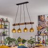 Koyoto lampa wisząca, kula świetlna, lampa wisząca kolory naturalne, czarny, 4-punktowe