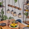 Koyoto lampa wisząca, kula świetlna, lampa wisząca kolory naturalne, czarny, 4-punktowe