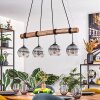 Koyoto lampa wisząca, kula świetlna, lampa wisząca kolory naturalne, czarny, 4-punktowe