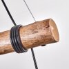 Koyoto lampa wisząca, kula świetlna, lampa wisząca kolory naturalne, czarny, 4-punktowe