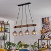 Koyoto lampa wisząca, kula świetlna, lampa wisząca kolory naturalne, czarny, 4-punktowe
