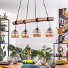 Koyoto lampa wisząca, kula świetlna, lampa wisząca kolory naturalne, czarny, 4-punktowe