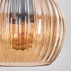 Koyoto lampa wisząca, kula świetlna, lampa wisząca kolory naturalne, czarny, 4-punktowe