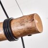 Koyoto lampa wisząca, kula świetlna, lampa wisząca kolory naturalne, czarny, 4-punktowe