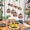 Koyoto lampa wisząca, kula świetlna, lampa wisząca kolory naturalne, czarny, 4-punktowe