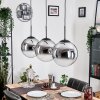 Gastor Lampa wisząca, Kula świetlna, Lampa wisząca Chrom, Przezroczysty, Przydymiony, 3-punktowe