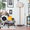 Bassagoda lampa stojąca kolory naturalne, czarny, 1-punktowy