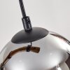 Koyoto lampa wisząca, kula świetlna, lampa wisząca kolory naturalne, czarny, 4-punktowe