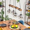 Koyoto lampa wisząca, kula świetlna, lampa wisząca kolory naturalne, czarny, 4-punktowe
